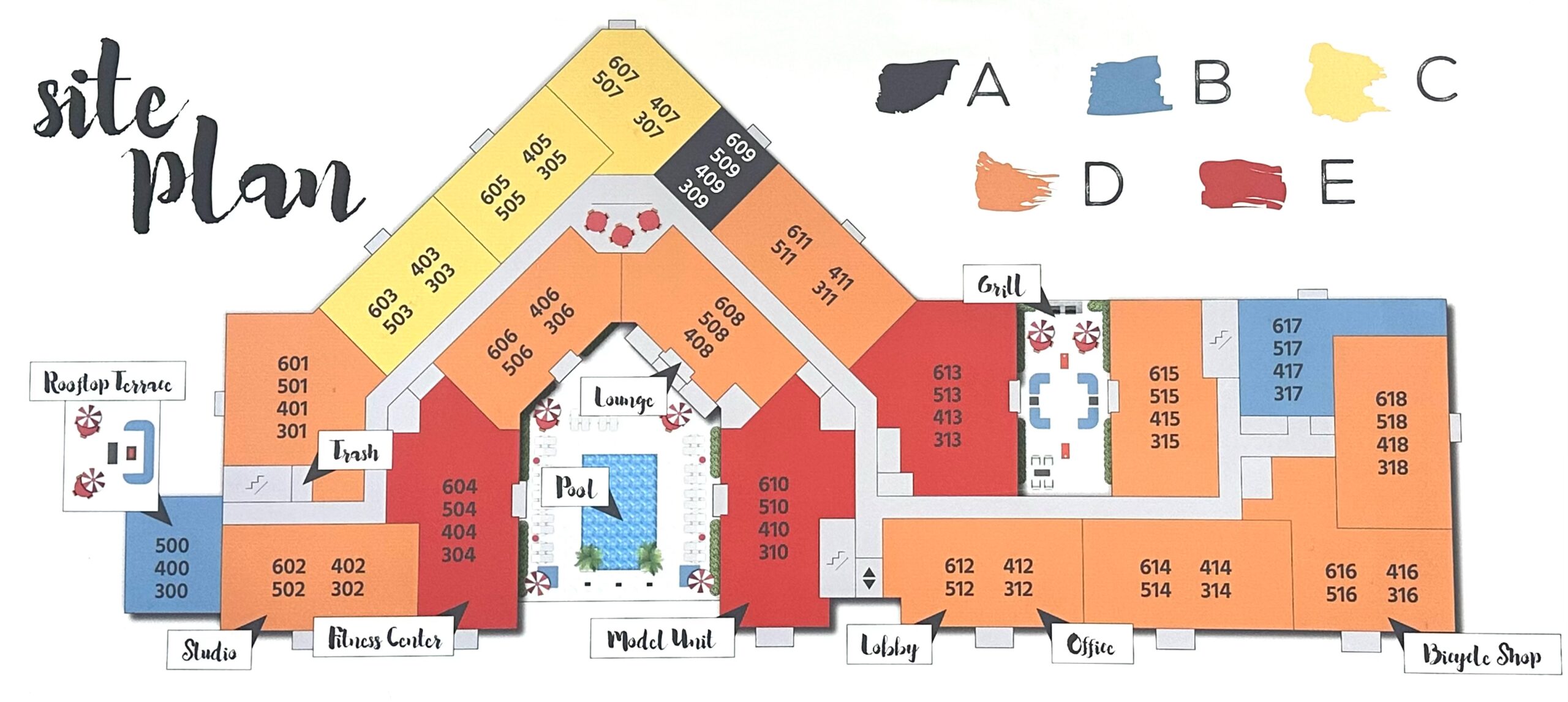 Floor plan map
